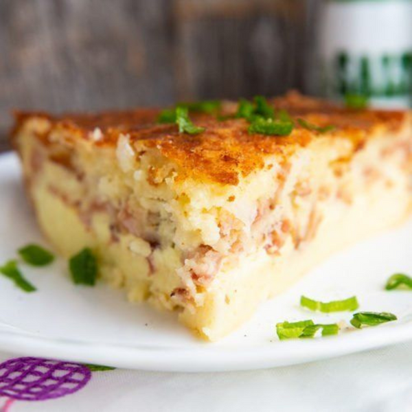 Bacon Crustless Quiche