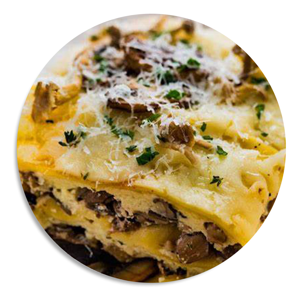 Brie and Wild Mushroom Lasagna